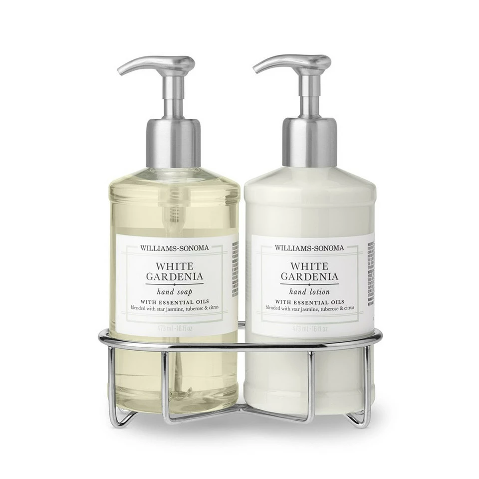 Williams Sonoma White Gardenia Hand Soap & Lotion, 3-Piece Set 2 Williams Sonoma White Gardenia Hand Soap & Lotion, 3-Piece Set