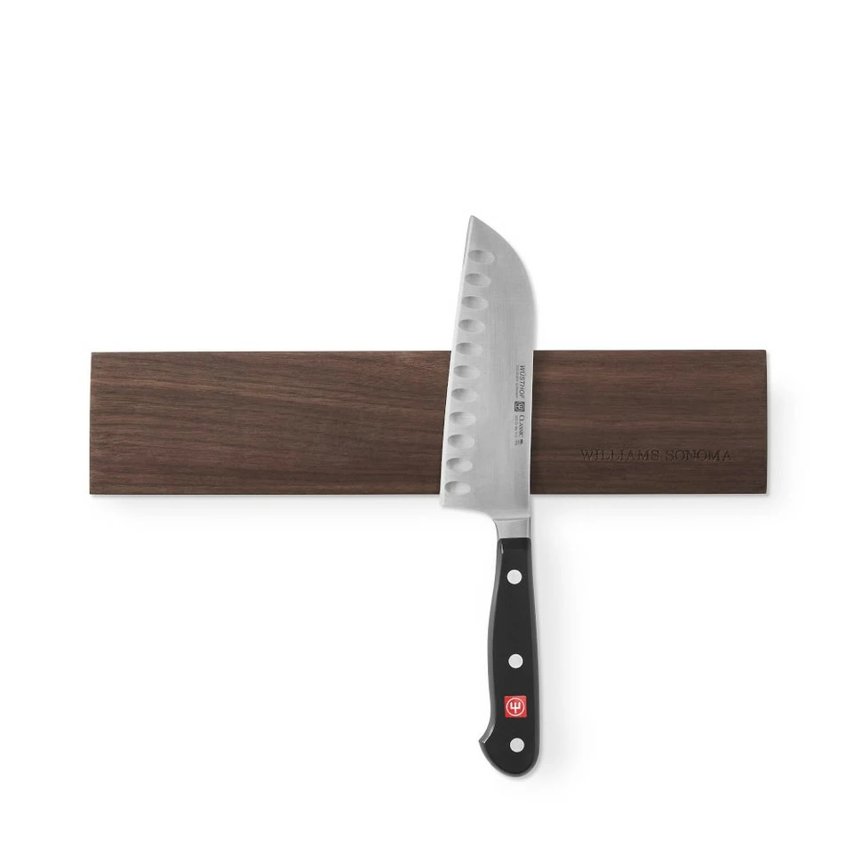 Williams Sonoma Wooden Magnetic Knife Bar, Walnut 4 Williams Sonoma Wooden Magnetic Knife Bar, Walnut - Image 3
