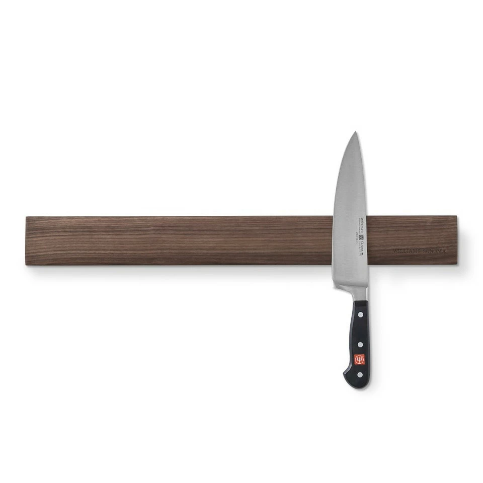 Williams Sonoma Wooden Magnetic Knife Bar, Walnut 6 Williams Sonoma Wooden Magnetic Knife Bar, Walnut - Image 5