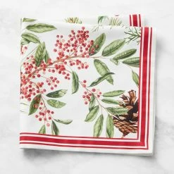 HOMEKEEPING Shop 34 Woodland Berry Napkins, Set of 4
