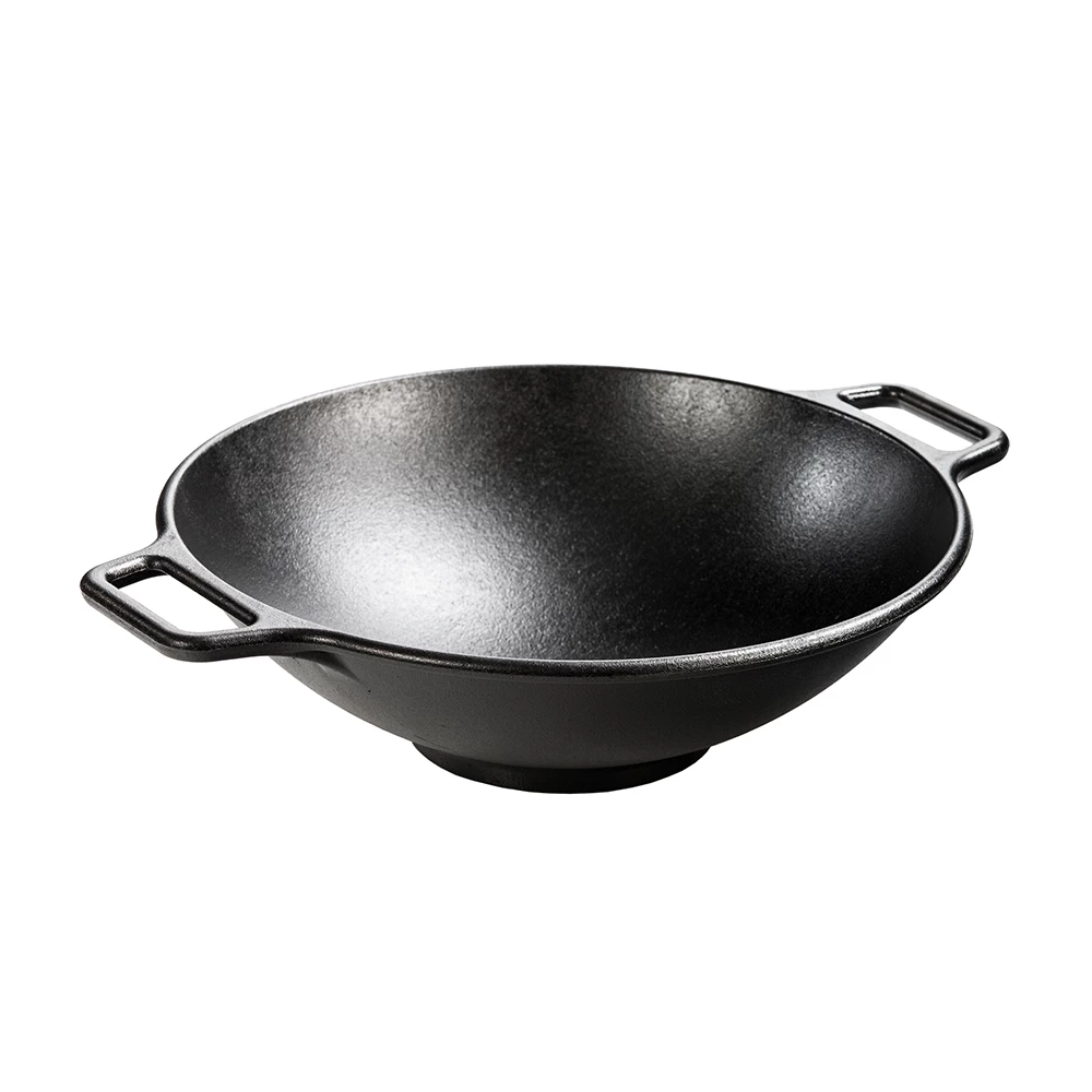 Lodge Cast-Iron Wok 3 Lodge Cast-Iron Wok