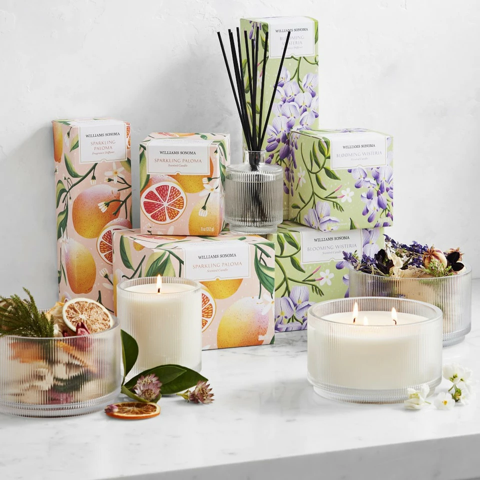 Williams Sonoma Garden Party Collection Fragrance Diffuser, Blooming Wisteria 3 Williams Sonoma Garden Party Collection Fragrance Diffuser, Blooming Wisteria