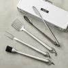 Williams Sonoma Stainless Steel Handled 4-Piece Barbecue Tool Set with Storage Case 2 Williams Sonoma Stainless Steel Handled 4-Piece Barbecue Tool Set with Storage Case -HOMEKEEPING Shop ws ss handled 4 piece bbq tool set with storage case 202238 0017 img23z
