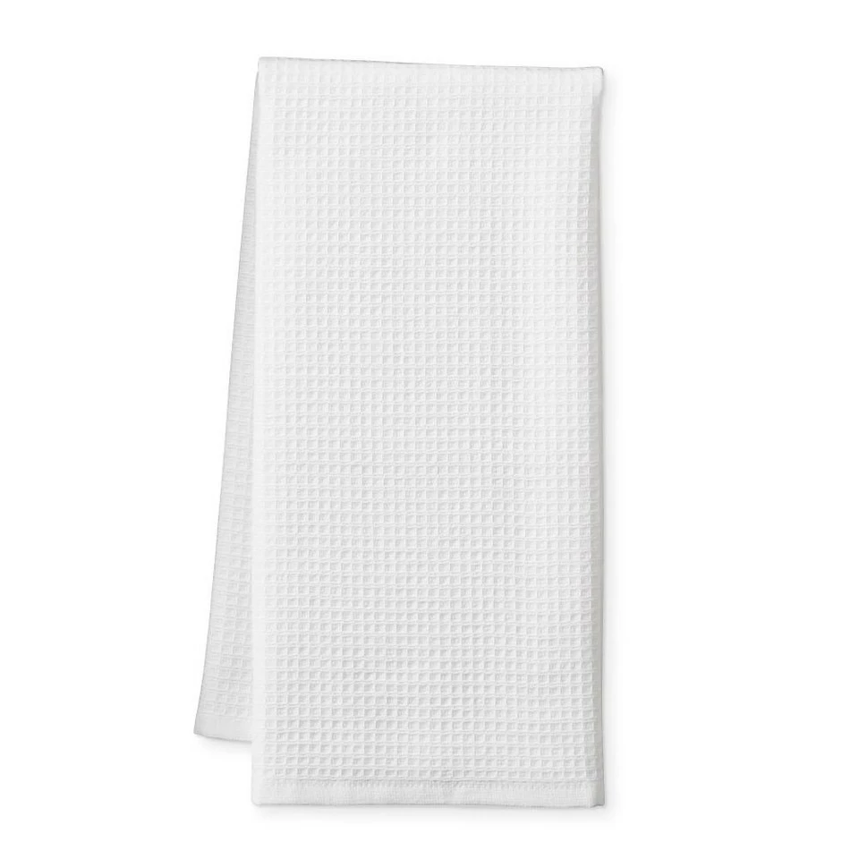 Williams Sonoma Super Absorbent Waffle Weave Tea Towels, Set of 4, White 3 Williams Sonoma Super Absorbent Waffle Weave Tea Towels, Set of 4, White - Image 2