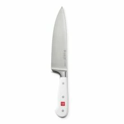 Wüsthof Classic Chef's Knife, White -HOMEKEEPING Shop wusthof classic chefs knife white 202240 0119 wusthof classic chefs knife white z