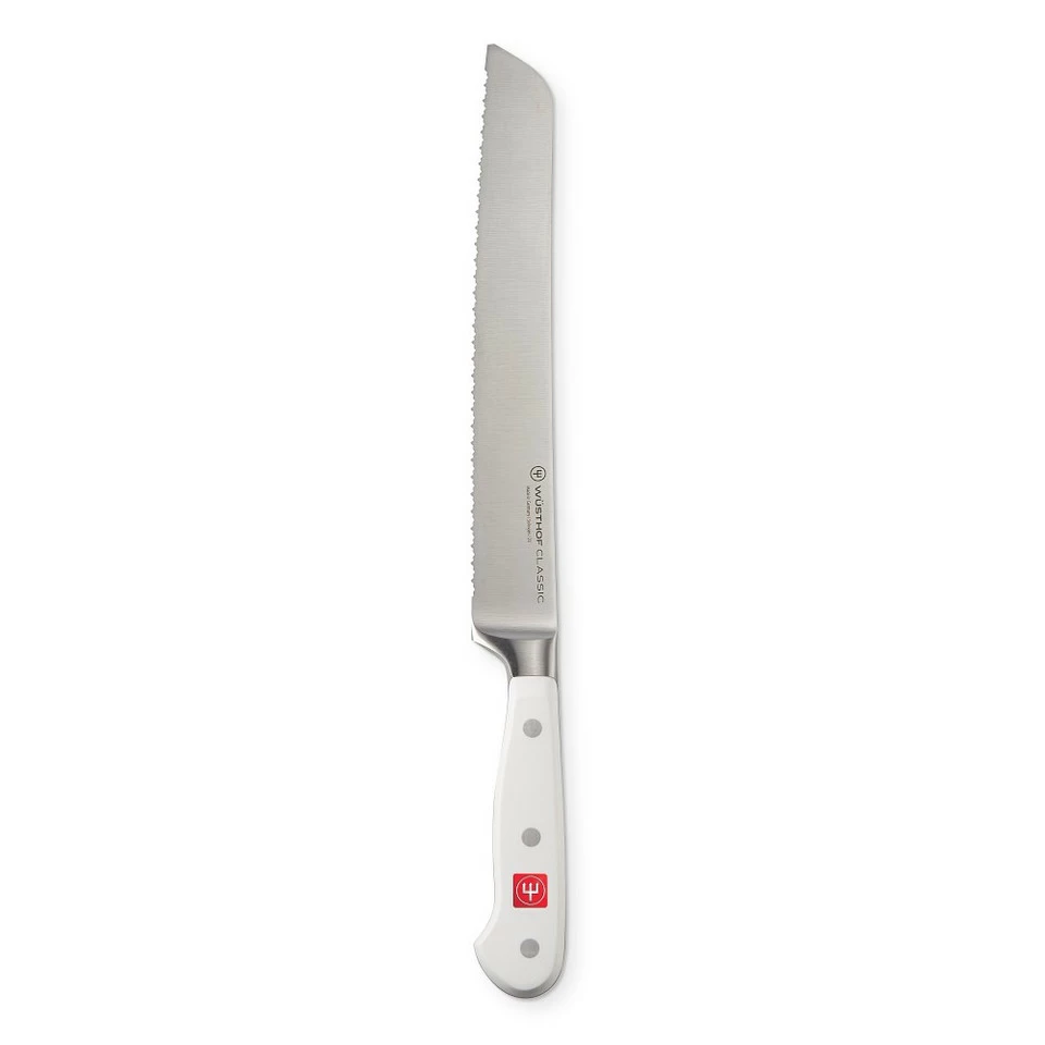 Wüsthof Classic 23 cm Serrated Bread Knife, White 4 Wüsthof Classic 23 cm Serrated Bread Knife, White - Image 2