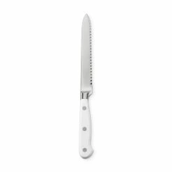 Wüsthof Classic 13 cm Serrated Utility Knife, White